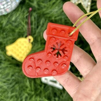 Petites décorations d'arbre *PACK DE RECHARGE* Compatible avec les briques LEGO® 9