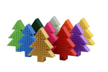 Chunky Christmas Tree - Pack 2 Compatible avec les briques LEGO® 1