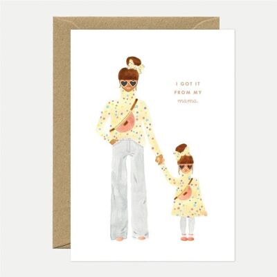 Greeting cards - Mama daughter
