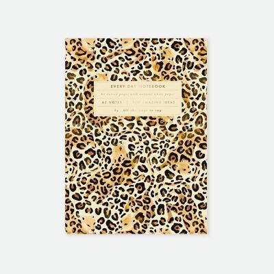Notizbuch A5 Leopard