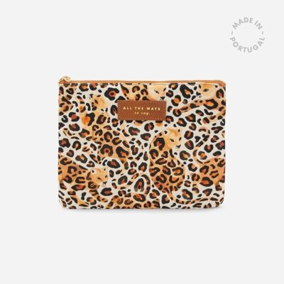 Pouch bag Leopard // CLEARANCE 40% OFF