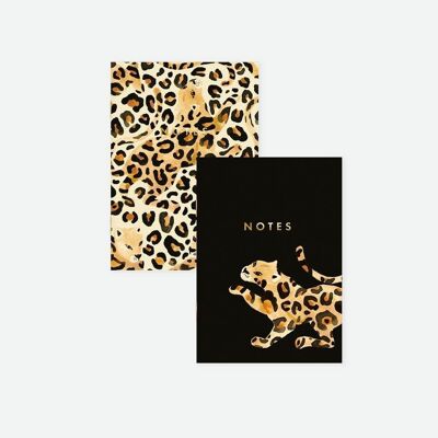 Cuaderno de bolsillo DUO - Leopard NB // LIQUIDACIÓN 50% DE DESCUENTO