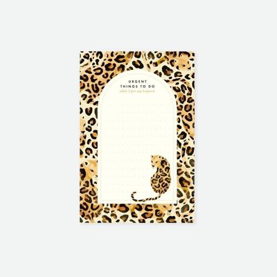 Blocco note Leopardo