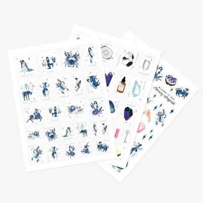 Stickers Spiritual stuff - Set of 3 sheets