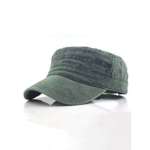 Solid Color Flat Top Casual Cap