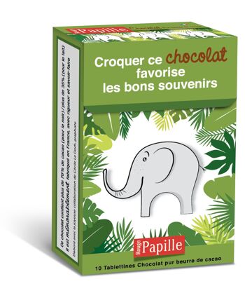 Chocolat Pack Printemps comprenant 15 Postales chocolatées + 16 Pockets 10