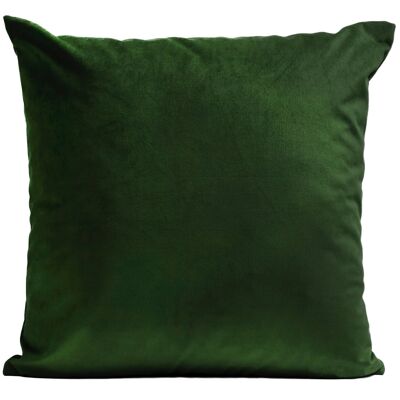 Coussin Uni Vert bouteille