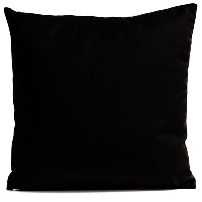 Coussin Uni Noir