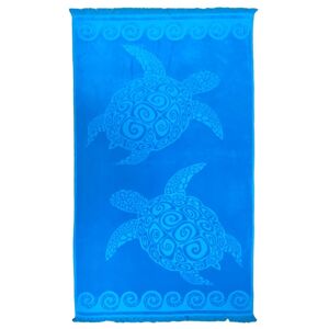 Serviette de plage éponge velours Jacquard ciselée Cozumel 90x170 340g/m²