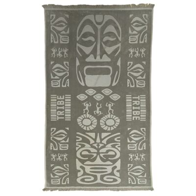 Izapa Chiseled Jacquard Velor Terry Beach Towel 90x170 340g/m²