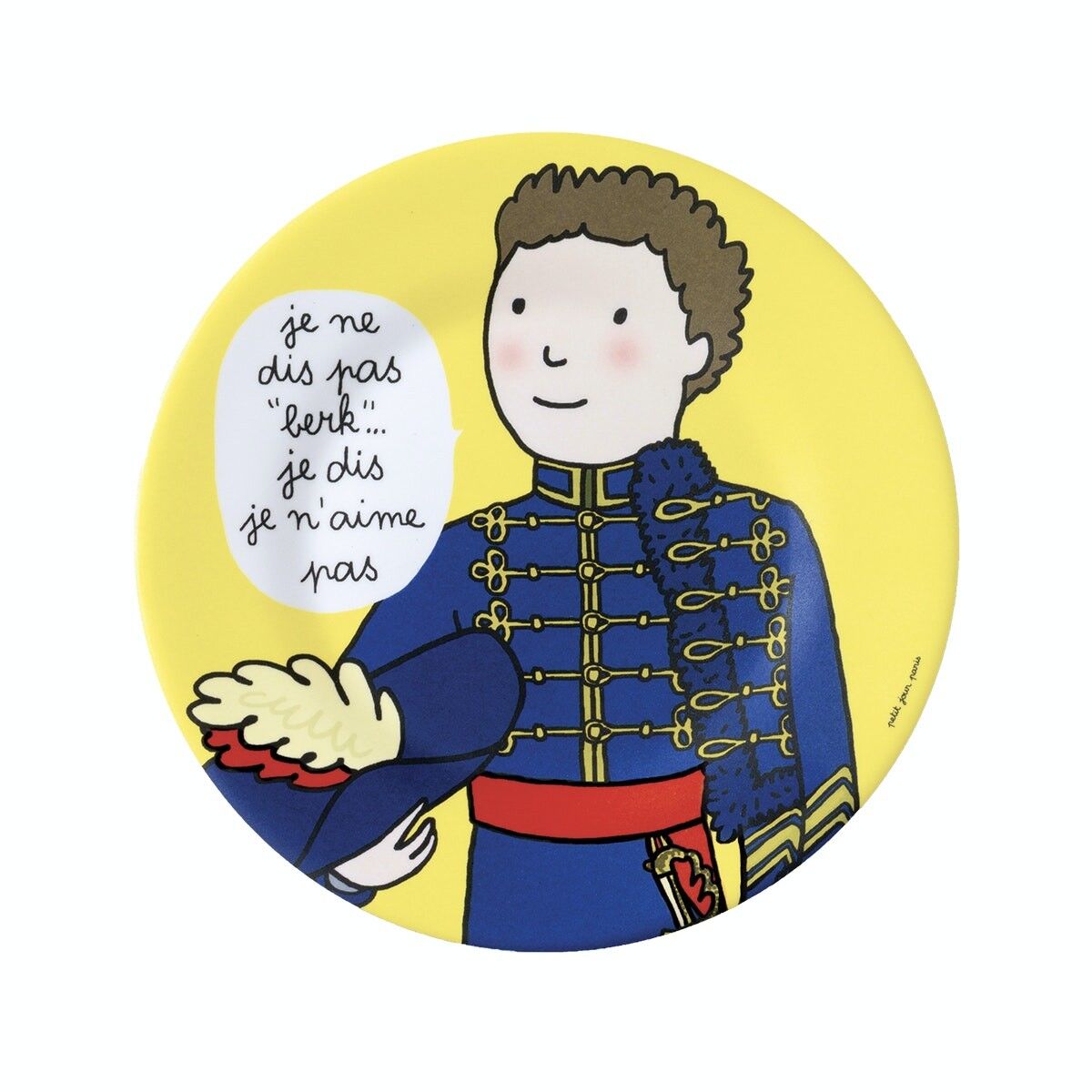 PIATTO DESSERT PRINCE ''NON DICO BERK....'' Ø 20cm