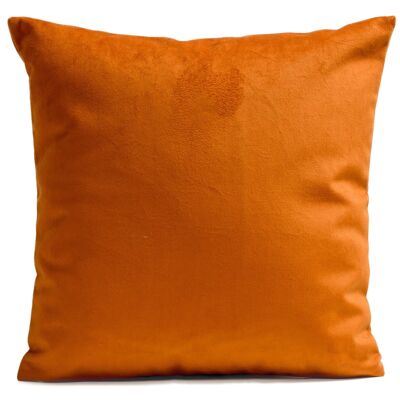 Rust Orange Plain Cushion