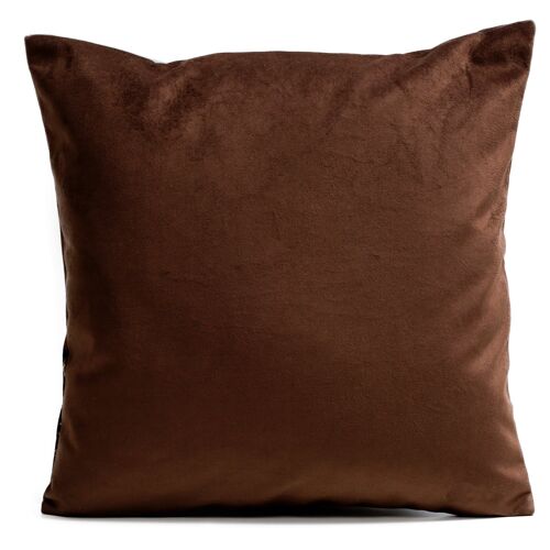 Coussin Uni Marron