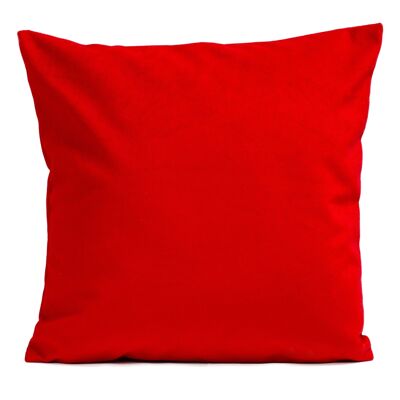 Coussin Uni Rouge