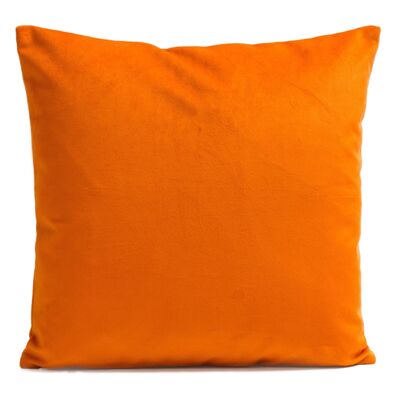 Bright Orange Plain Cushion