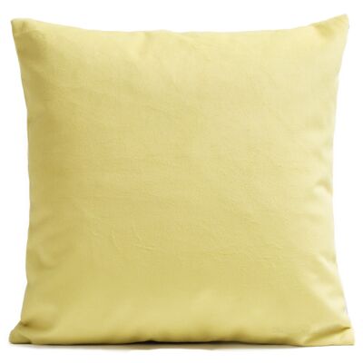 Plain Pastel Yellow Cushion