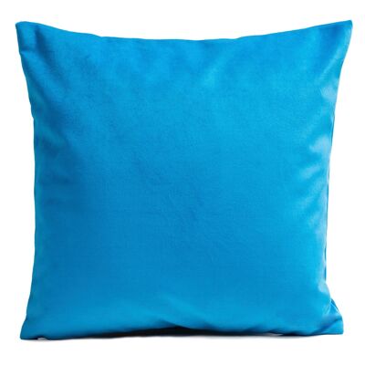Bright Blue Plain Cushion