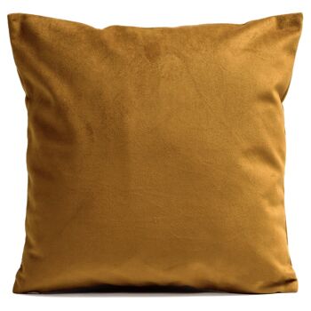 Coussin Uni Jaune moutarde 2