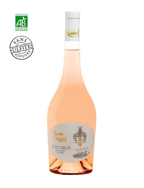 Volubilis Rosé - Vin Bio - Sans sulfite ajouté - 2020