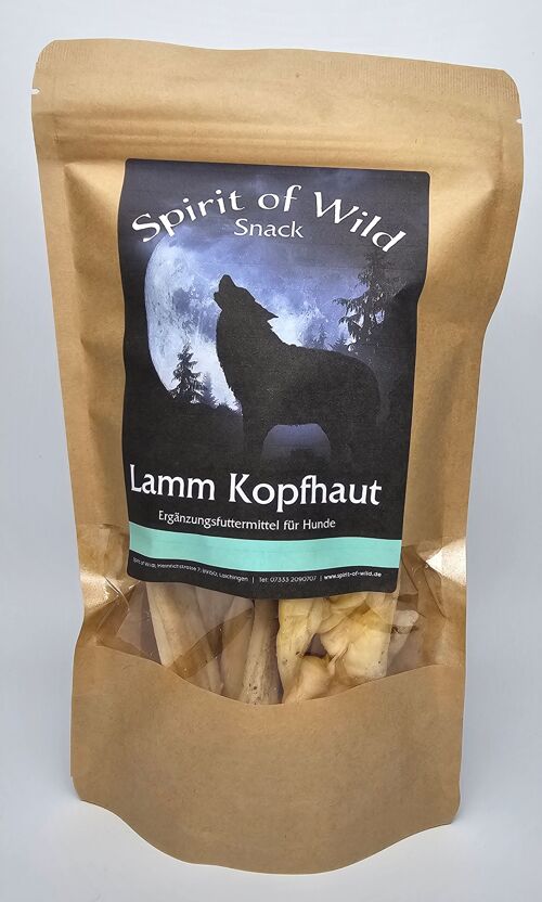 Spirit of Wild Kauartikel Lammkopfhaut 250g