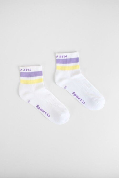 CHAUSSETTE COURTE DE SPORT LILAS ORGANIC COTTON