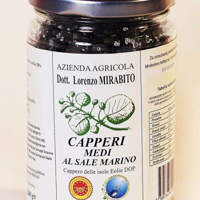 Medium capers from Salina Dop - Mirabito