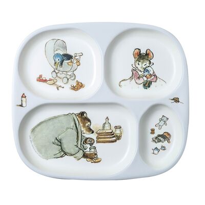 TRAY WITH 4 COMPARTMENTS ERNEST AND CELESTINE