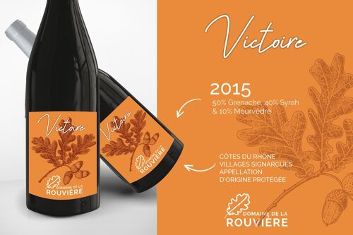 VICTOIRE 2015 - Vin Biologique - Côtes du Rhône Villages Signargues