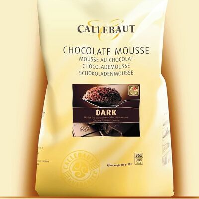 CALLEBAUT - Poudre pour Mousse au chocolat noir (75%)