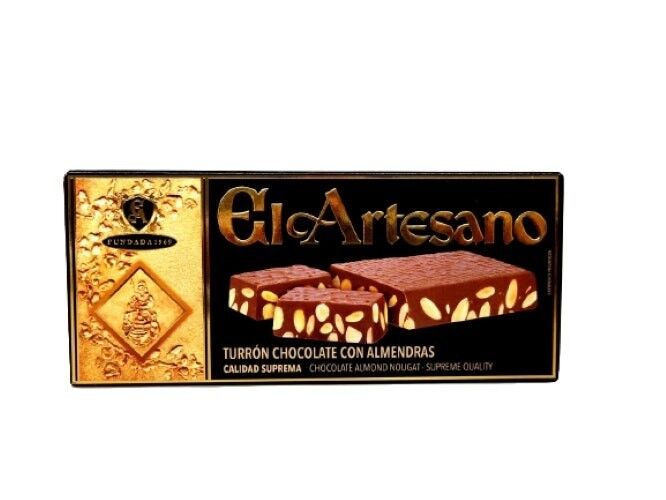 CIOCCOLATO ARTIGIANALE ALLE MANDORLE 150g