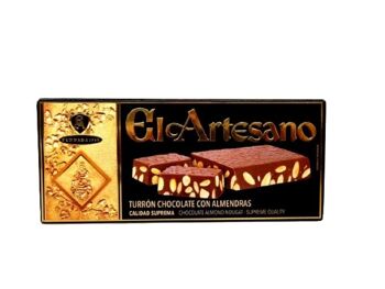 CHOCOLAT ARTISANAL AUX AMANDES 150g 1