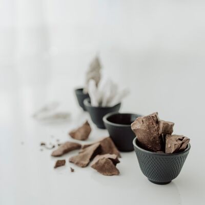 Kit ceremonia zen (4+ artículos) | Cacao ceremonial, té de salvia y barra de smudge | ceremonia espiritual