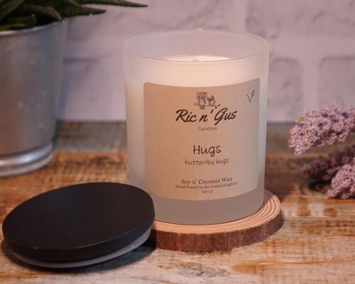 Hugs Scented Candle (Butterfly Hugs) Soy & Coconut Wax