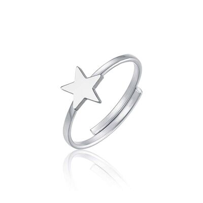 Steel ring with star