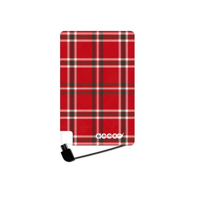 Batterie externe Modèle S - Design Tartan