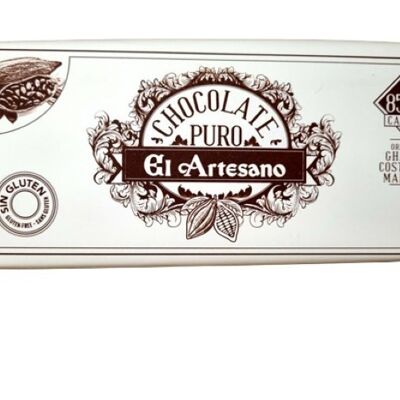 CHOCOLAT PUR 85% GHANA-C.IVOIRE 125g ARTISAN