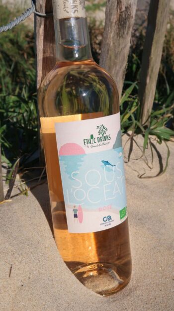 Rosé IGP Méditerranée BIO 2022 – Sous l’océan EthicDrinks 1