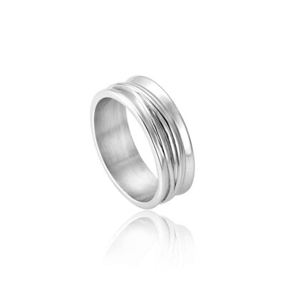 Noeud acier bague taille 27