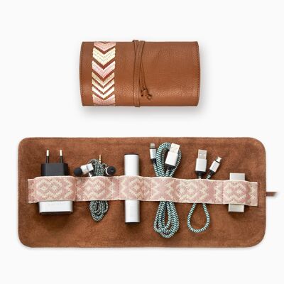 Gaucho TechRoll, Tan/ Dusty Pink