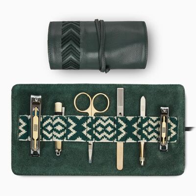 Gaucho Grooming Roll, Racing Green