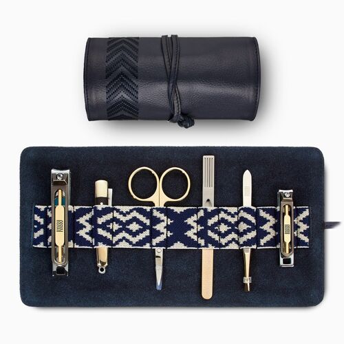 Gaucho Grooming Roll, Navy Blue