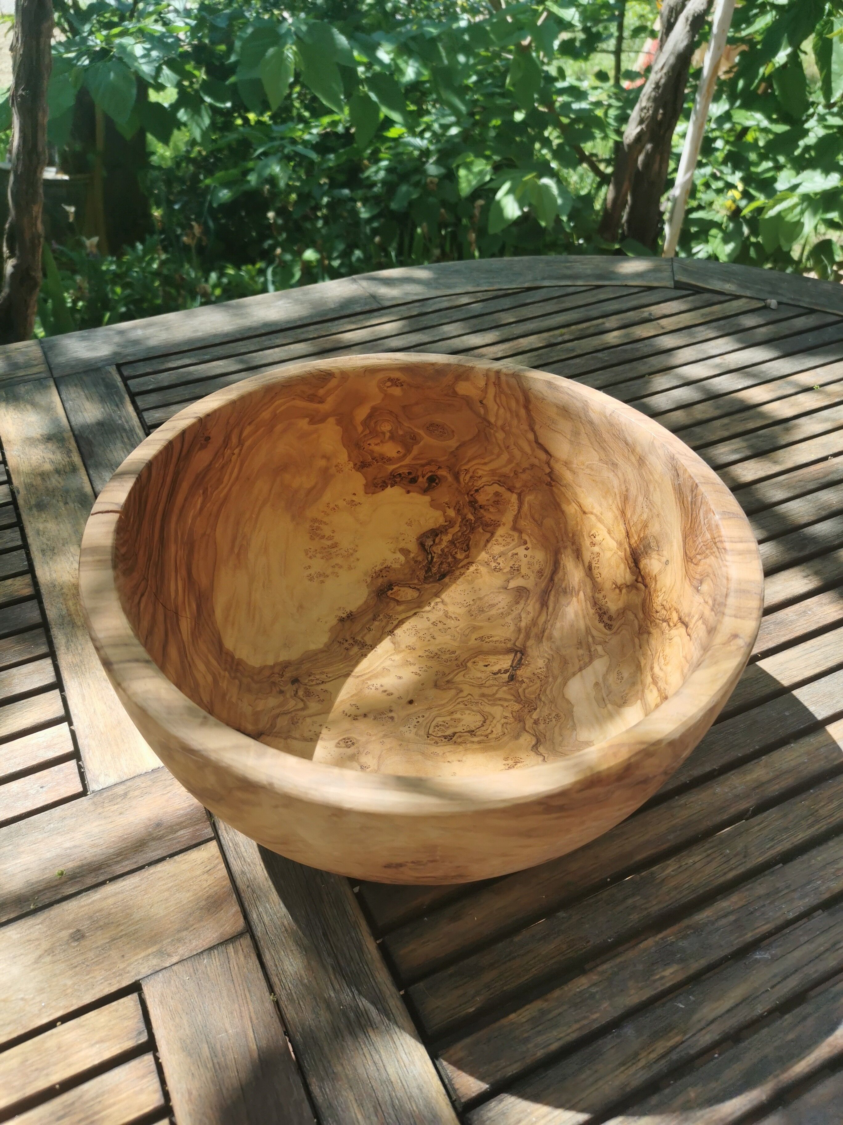 Olivenholz Salatschüssel