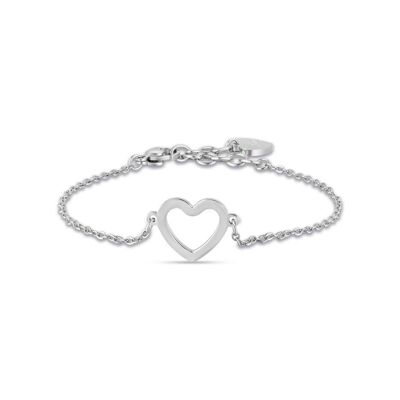 Steel bracelet with heart 3
