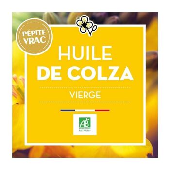 Huile de Colza Vierge FR - Bio - BIB 10L 1