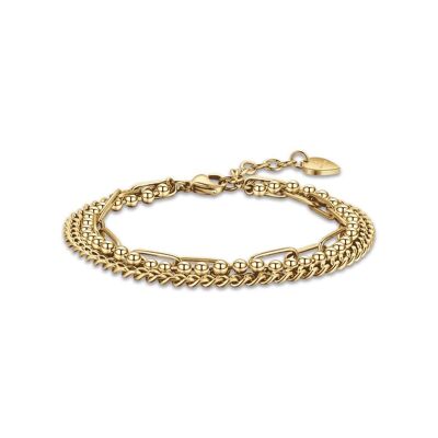 IP gold 3 steel bracelet