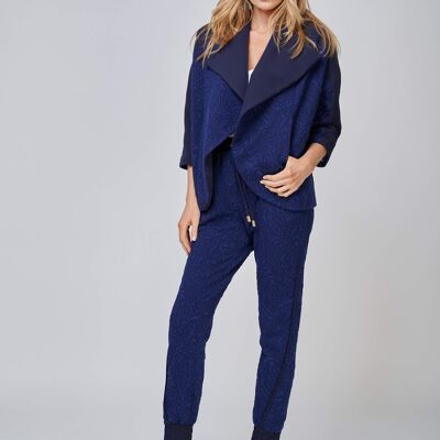 Rhea Jersey Jacquard Blazer Jacket