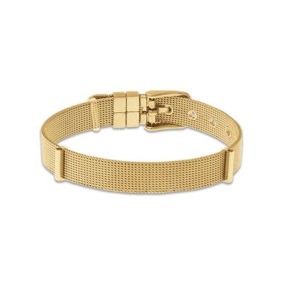 Milan mesh gold IP steel bracelet