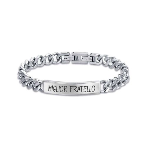 Bracciale in acciaio miglior fratello