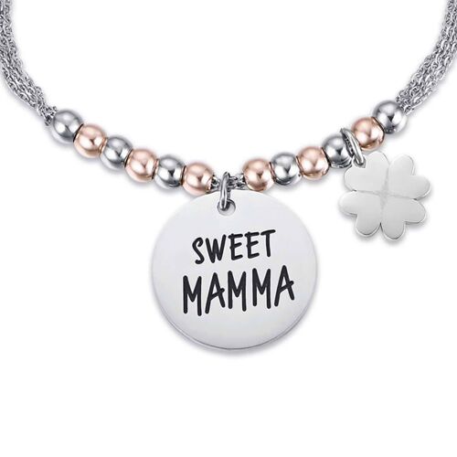 Bracciale in acciaio sweet mamma 2