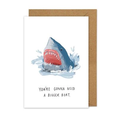 Jaws Inspired A6 Card